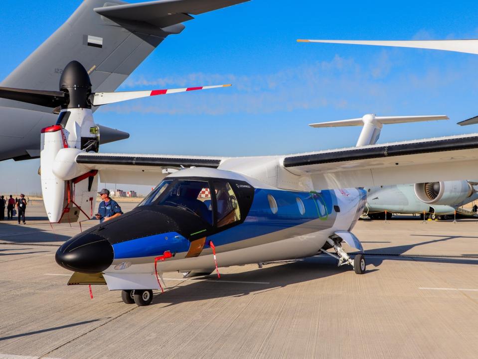 Leonardo AW609 Tiltrotor Dubai Airshow 2021