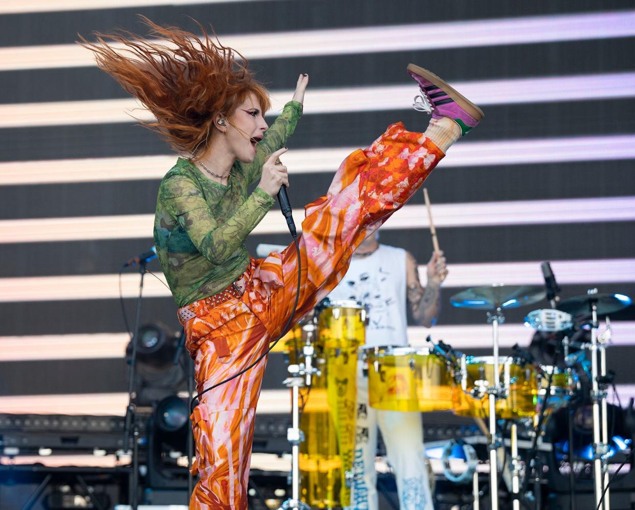 Paramore performs on the American Express stage during day three of weekend two of Austin City Limits Music Festival on Sunday, Oct. 16, 2022. 