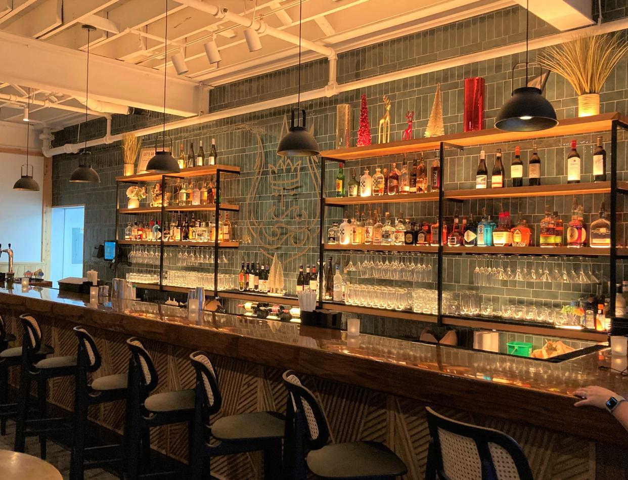 The newly renovated bar at King Neptune restaurant at 11 N Lumina Ave., in Wrightsville Beach, N.C. on Dec. 7, 2022. ALLISON BALLARD/STARNEWS