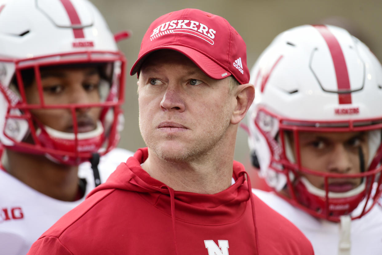 Scott Frost likes what he's seen from Nebraska's new coaches this summer. (Photo by Patrick McDermott/Getty Images)