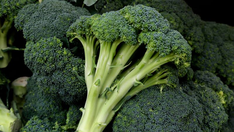 Broccoli are displayed at the Union Square Greenmarket, Wednesday, Oct. 29, 2014 in New York.