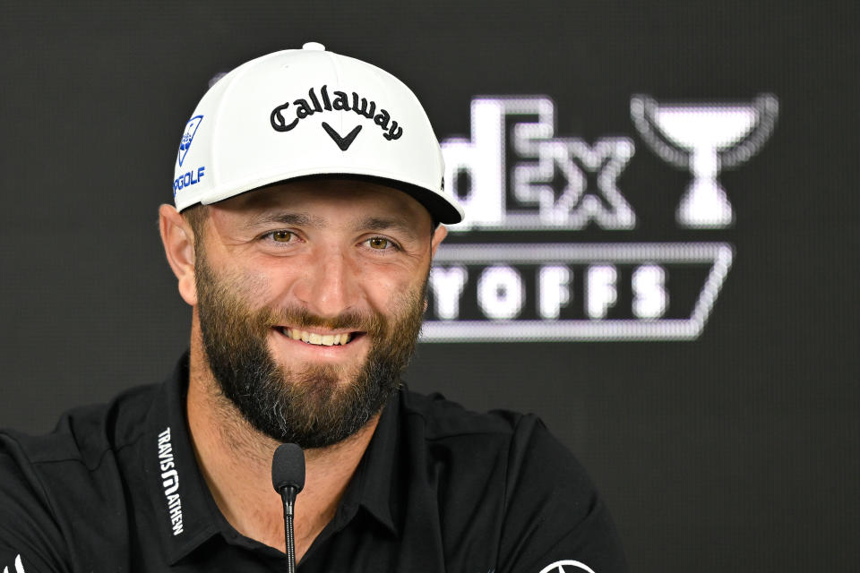Jon Rahm is preparing for the FedEx Cup playoffs. (Ben Jared/PGA TOUR via Getty Images)