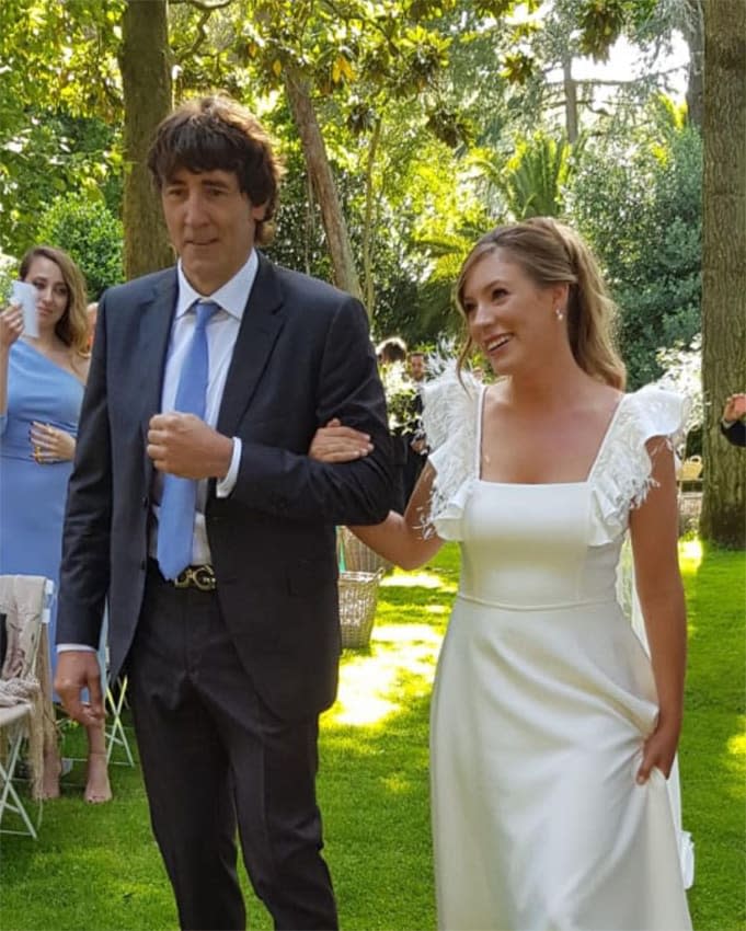 Patxi Salinas y su hija Irati