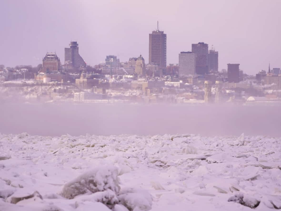 On Friday afternoon, Quebec City was under an extreme cold weather warning. The actual temperature was a frigid –29 C. With winds gusting up to almost 50 km/h, it felt more like –44.      (Sylvain Roy Roussel/Radio-Canada - image credit)