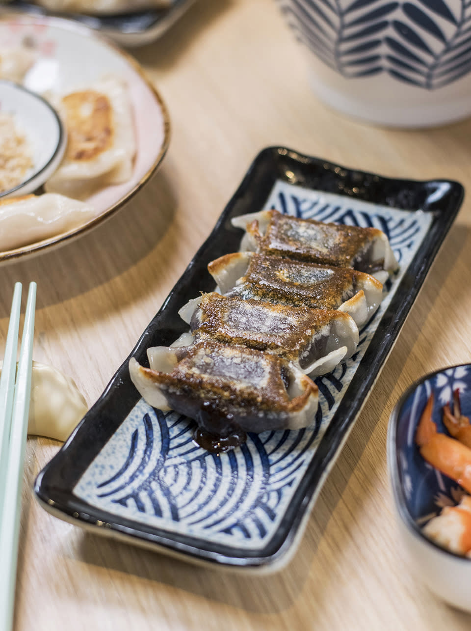 黃埔美食︱黃埔小巷手工餃子店 無味精雞湯拌餃 招牌鮮蝦帶子餃+糖不甩麻糬餃子