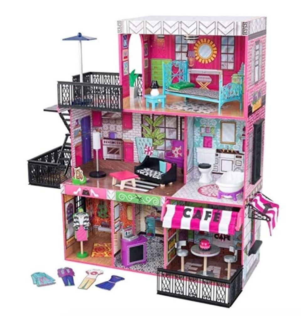 The <strong><a href="https://amzn.to/30sjwJ4" target="_blank" rel="noopener noreferrer">KidKraft loft dollhouse</a></strong> is 41% off during the two-day Prime Day sale event.