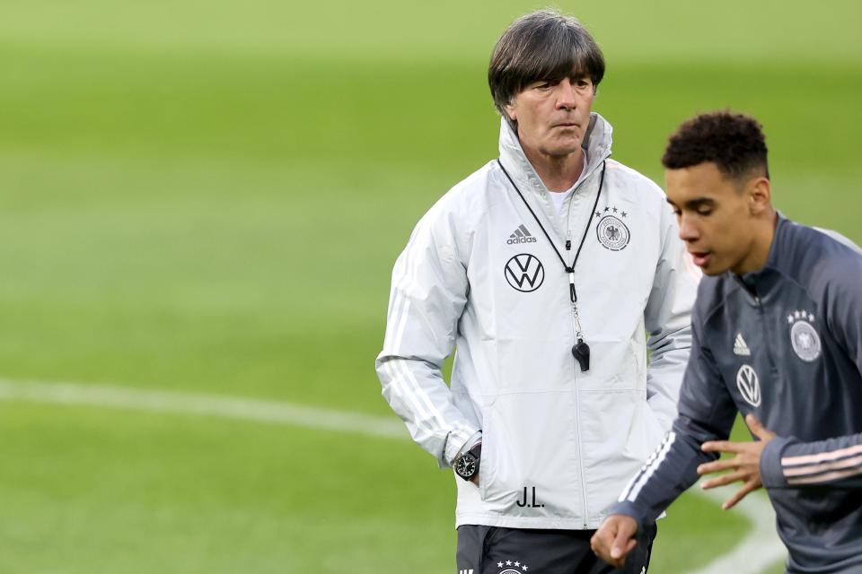 Joachim Löw hat Jamal Musiala mit lobenden Worten zum DFB gelockt. (Bild: Getty Images)