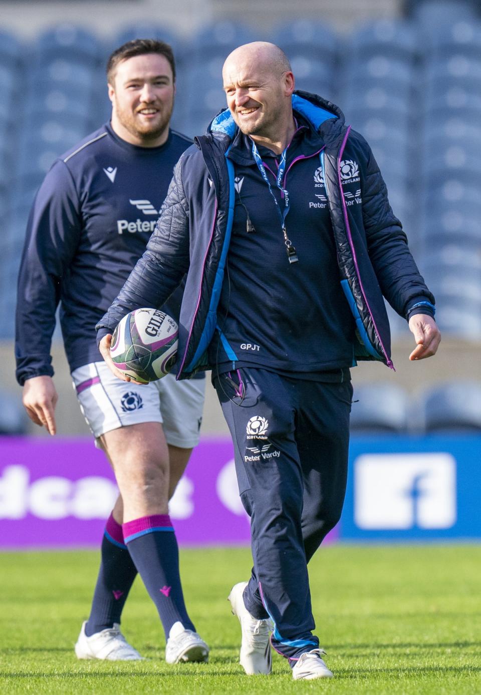 Gregor Townsend paid tribute to Zander Fagerson’s achievement (Jane Barlow/PA) (PA Wire)