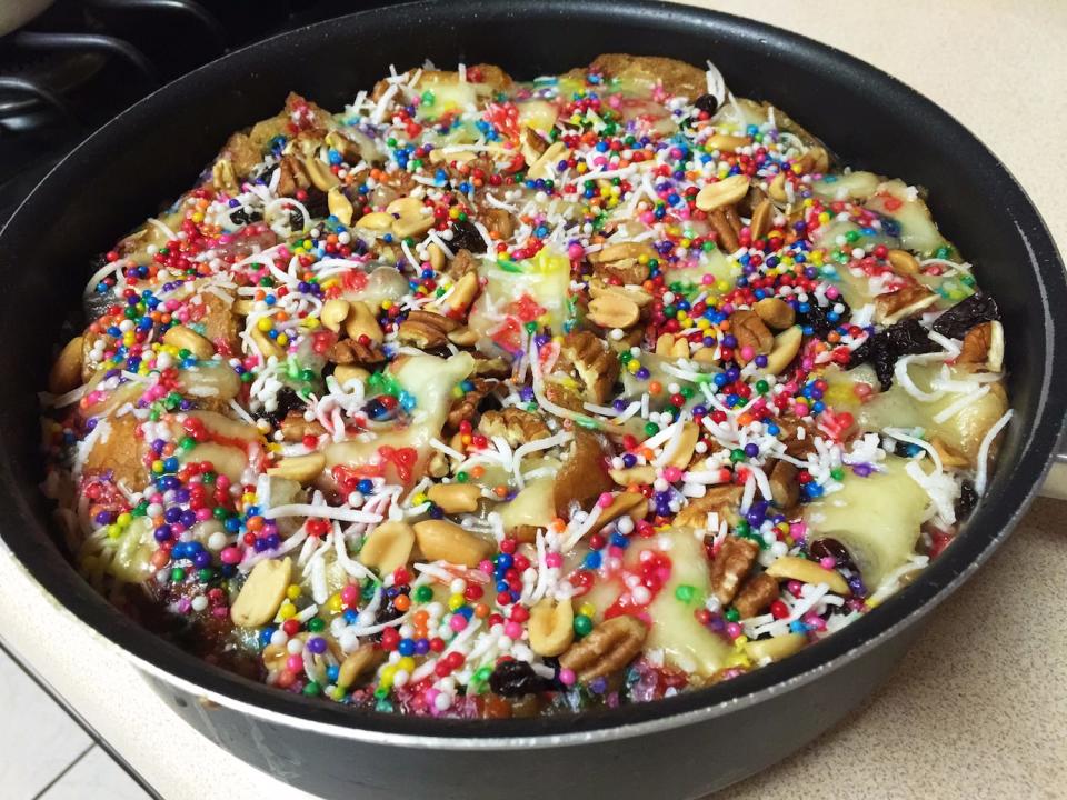 Capirotada with Sprinkles