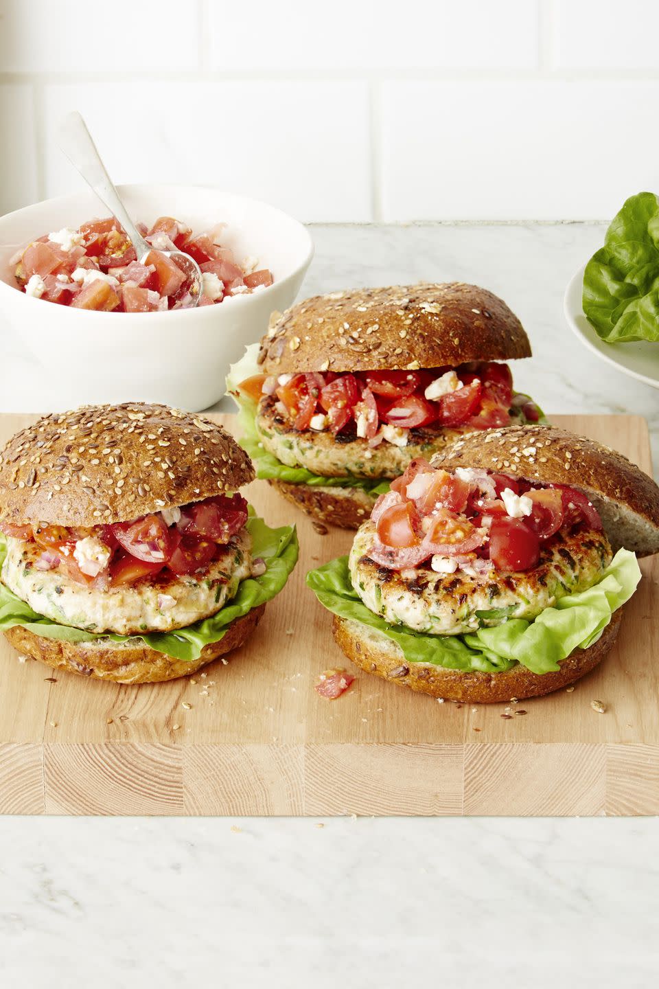 Greek Turkey Burgers