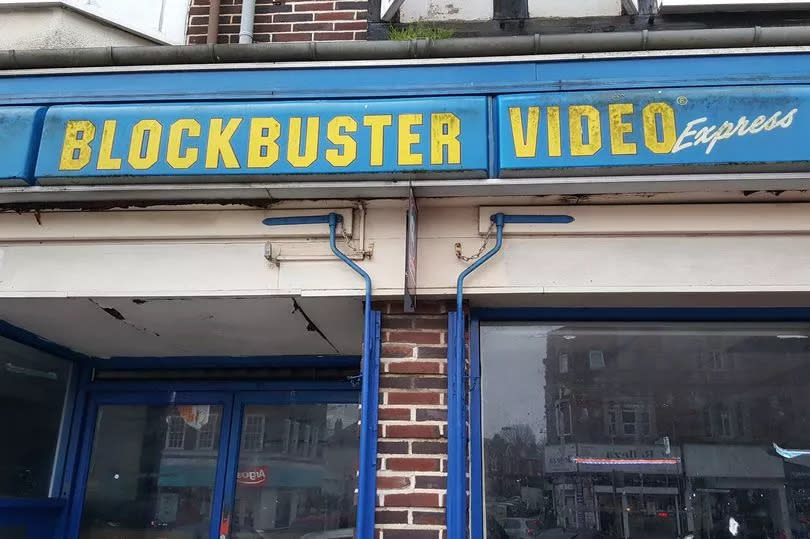 Blockbuster store