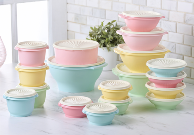 NEW Tupperware Limited Edition Vintage Collection Servalier Bowl Set 