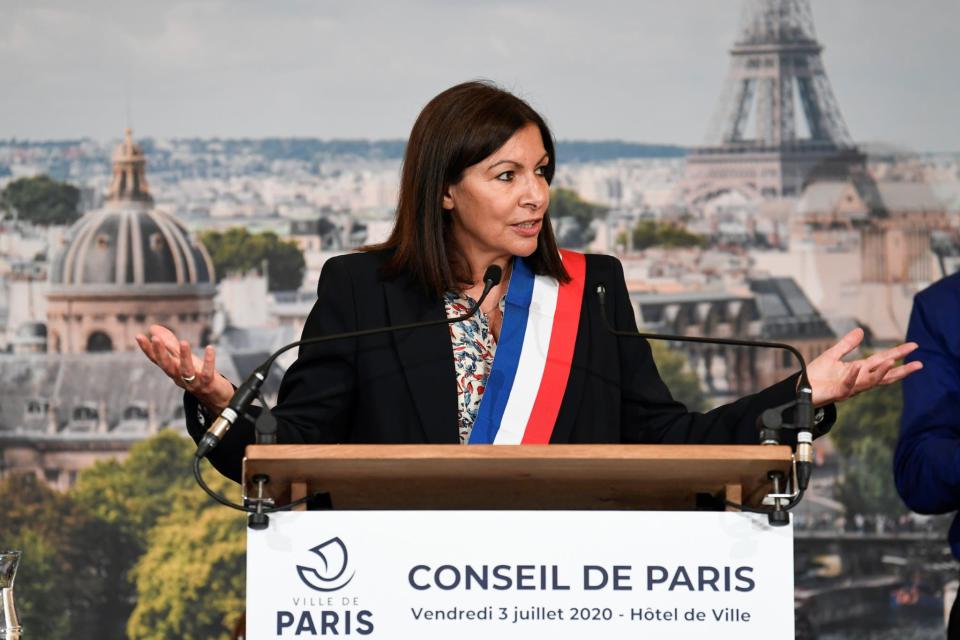 Anne Hidalgo lors de son élection au Conseil de Paris ce vendredi. - Bertrand GUAY