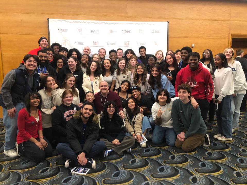 The Brockton High School Drama Club won the Massachusetts Educational Theatre Guild Competition at the Back Bay Events Center on Saturday, March 23, 2024, with their comedic play "Charley's Aunt."