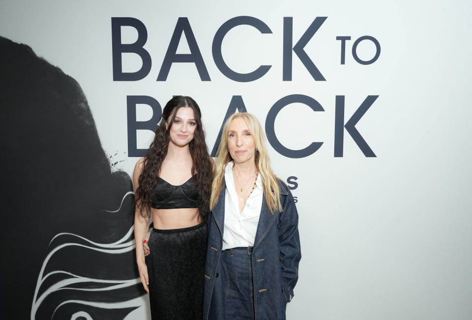 Marisa Abela and Sam Taylor-Johnson attend the "Back to Black" Special Event