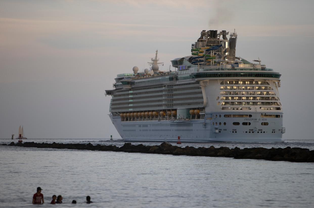 Six passengers onboard a Royal Caribbean Cruis ship have tested positive for Covid-19 (Getty Images)