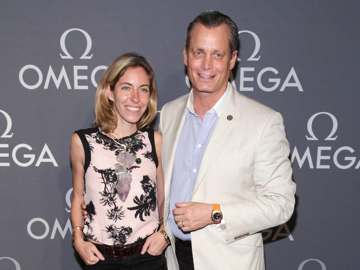 Matthew Mellon with his ex-wife Nicole Mellon in 2014: Andy Kropa /Invision/AP