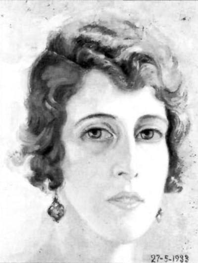 Paula Millán. Autorretrato , 1933.