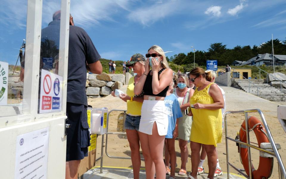 Holidaymakers have been enjoying the Cornish sun - Hugh Hastings/Getty Images