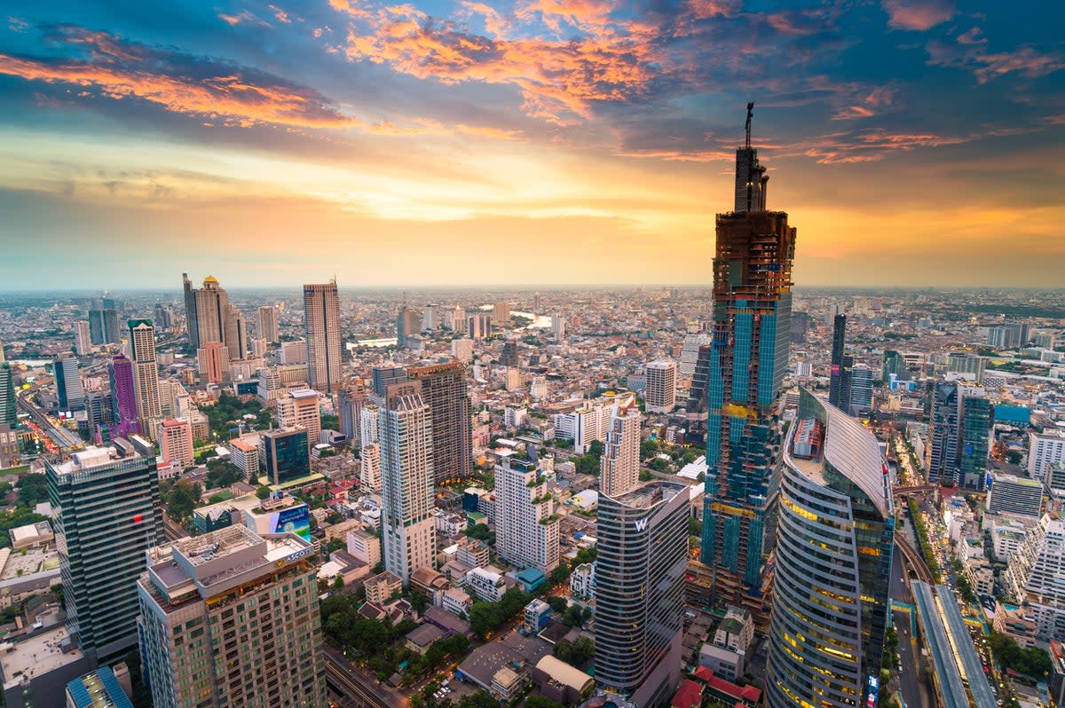 A panoramic view of Bangkok (Getty Images)