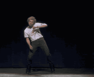 Napoleon dancing onstage