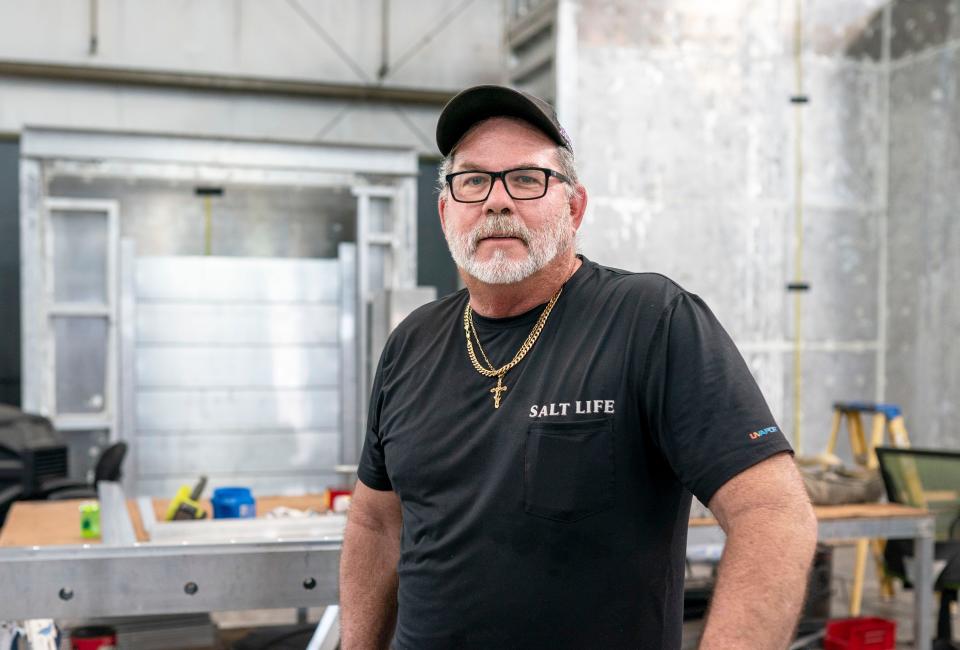 Gregory Miller worked at Pratt & Whitney as a metal spinner before he joined Savannah Flood Control in Riviera Beach, Florida.