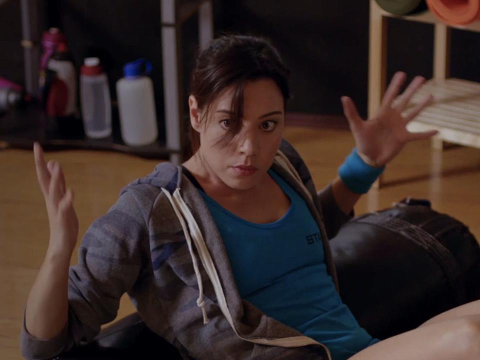 Aubrey Plaza in "Addicted to Fresno"