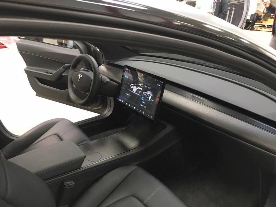 Leaked Photos Show Off The Tesla Model