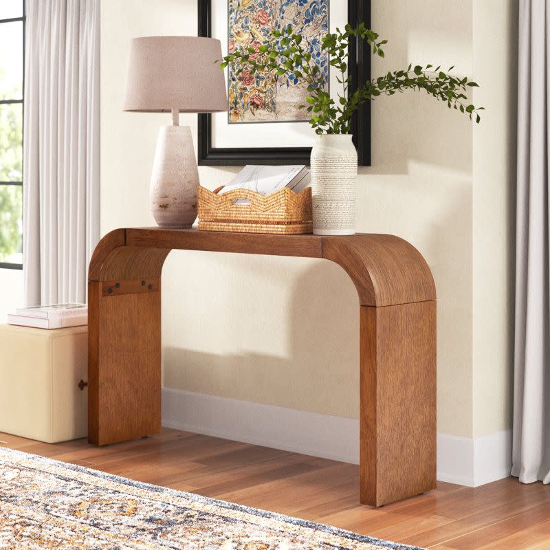 <p><a href="https://go.redirectingat.com?id=74968X1596630&url=https%3A%2F%2Fwww.wayfair.com%2Ffurniture%2Fpdp%2Fthree-posts-lopp-curved-console-table-w009309538.html%3Fpiid%3D192268781&sref=https%3A%2F%2Fwww.elledecor.com%2Fshopping%2Fa60604177%2Fwayfair-way-day-sales-2024%2F" rel="nofollow noopener" target="_blank" data-ylk="slk:Shop Now;elm:context_link;itc:0;sec:content-canvas" class="link ">Shop Now</a></p><p>Lopp Curved Console Table</p><p>wayfair.com</p><p>$259.99</p>