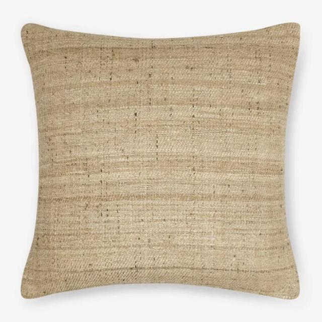 Burrow Organic Jute and Linen Lumbar Pillow