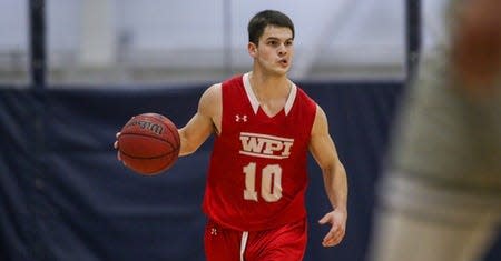 WPI senior guard Colin McNamara.