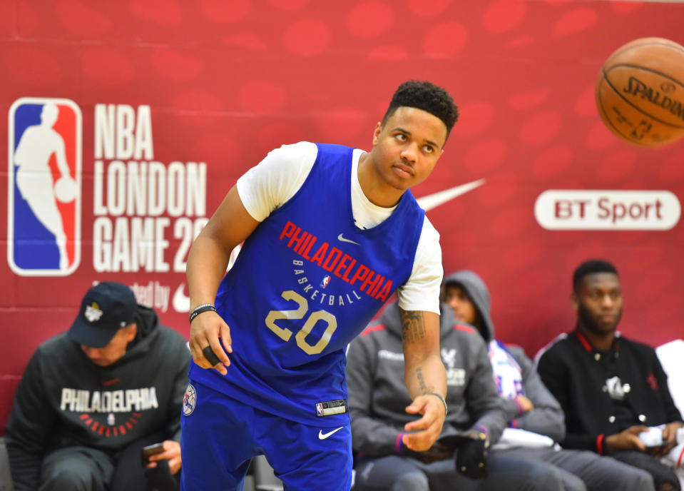 Markelle Fultz will play for the Philadelphia 76ers on Monday. (Getty)