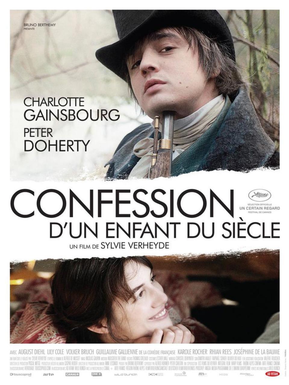 ‘Peter’ Doherty in the poster artwork for ‘Confession of a Child of the Century' (Canal)