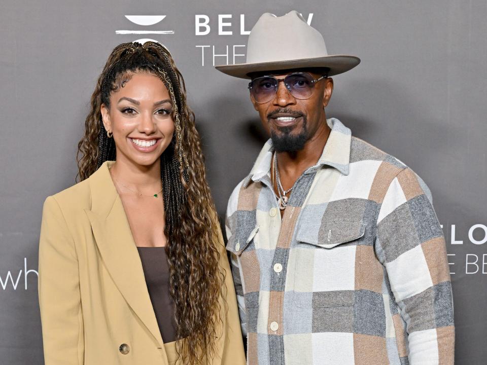 orinne Foxx and Jamie Foxx at the Directors Guild Of America in October 2022 in Los Angeles, California.