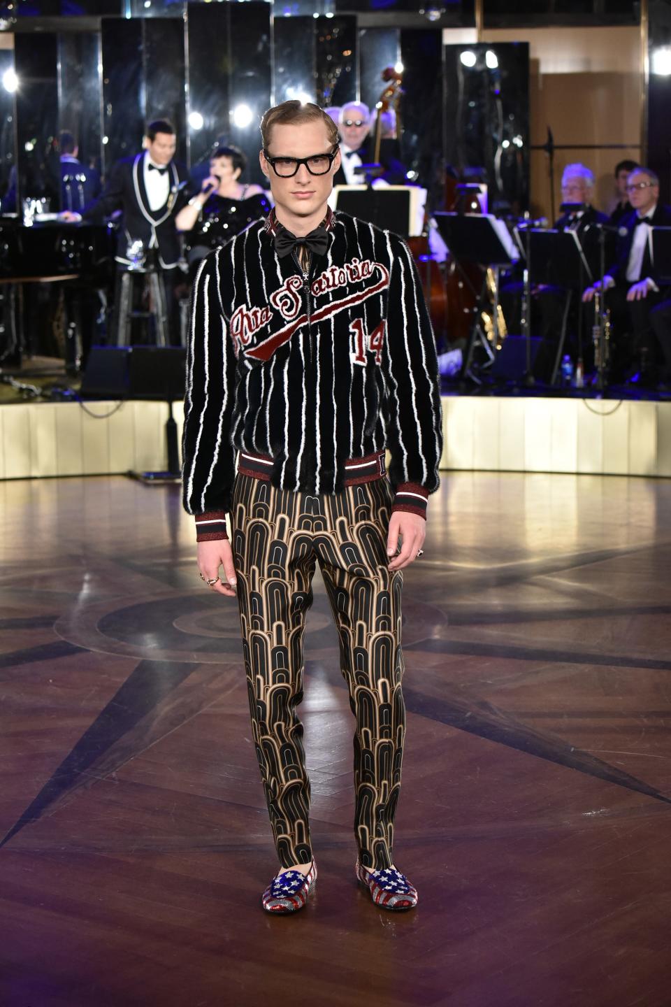 Dolce & Gabbana presented their Alta Sartoria menswear to a crowd that included Nick Jonas, Trevor Noah, and Steve Harvey.