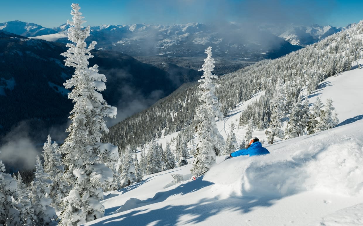 Tree skiing isn't just for experts in Canada - Mike Crane info@mikecranephotography.com