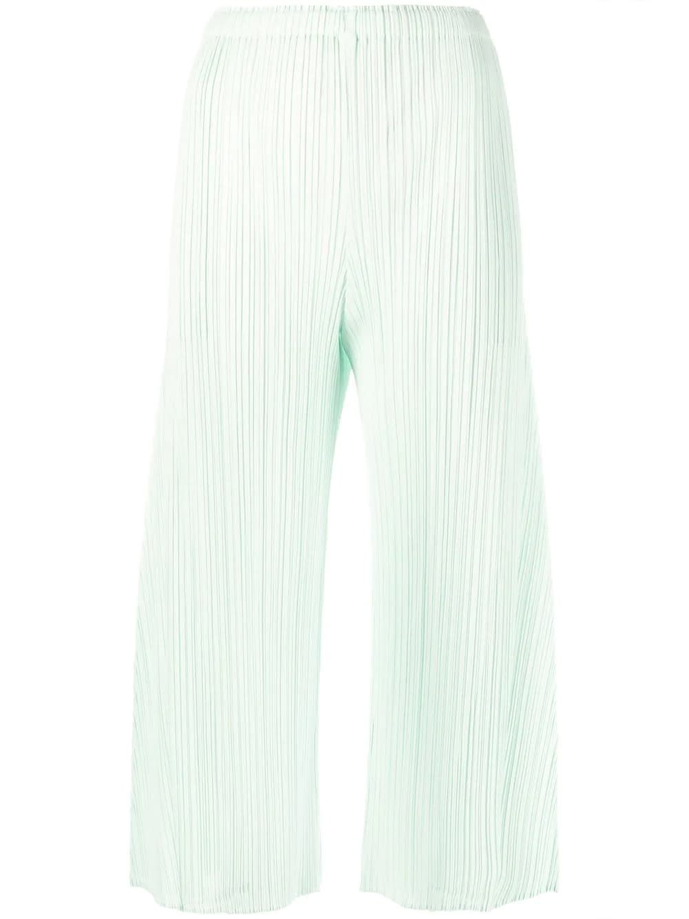 Pleats Please Issey Miyake May Plissé Cropped Trousers