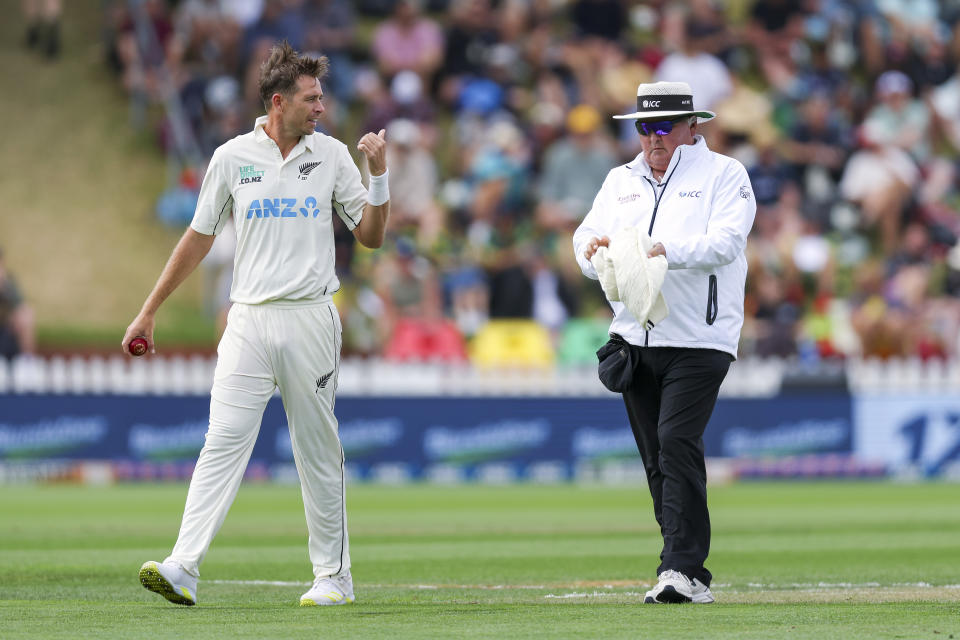 Tim Southee in the first Test against Australia.