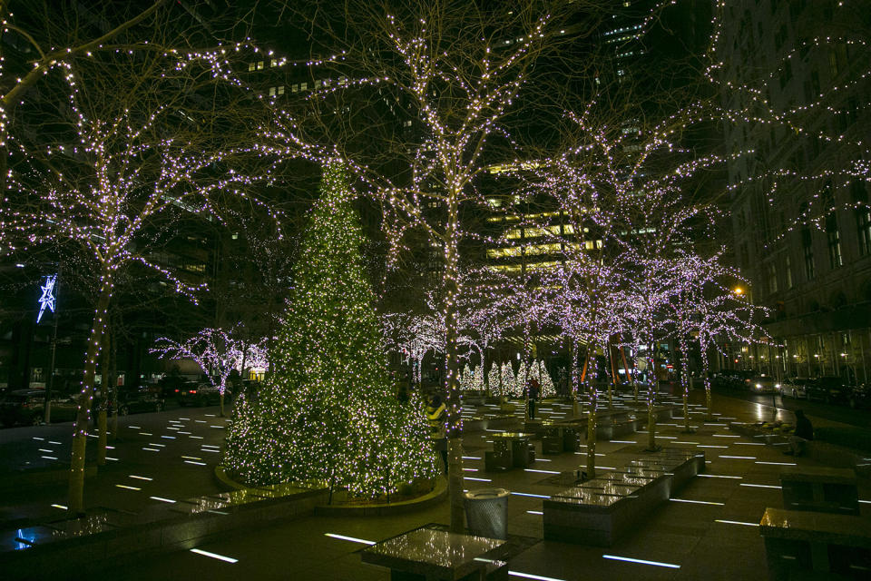 It’s beginning to look like Christmas in the Big Apple