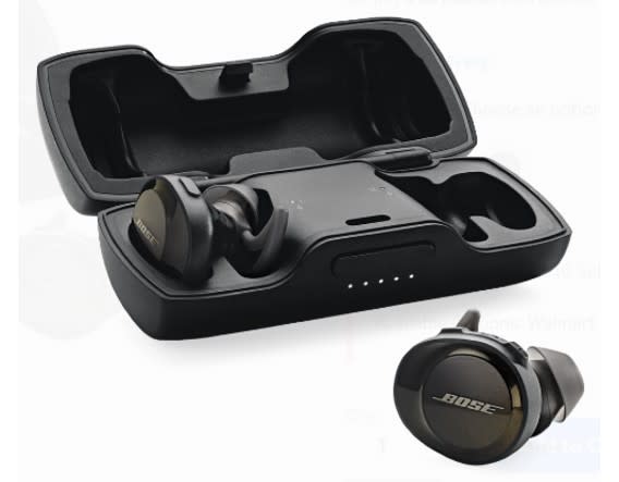 Bose SoundSport Free Wireless Headphones. (Photo: Walmart)