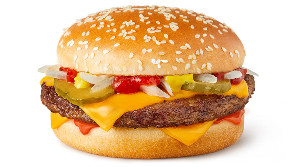 The new Quarter Pounder Chilli includes a spicy sauce. Photo: Supplied