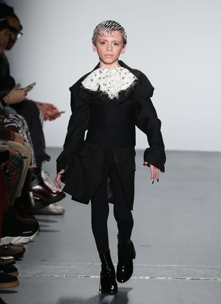 NYFW: 10-year-old Desmond makes runway debut