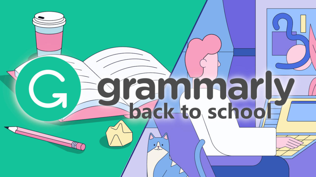  Grammarly logo composited with official Grammarly artwork 