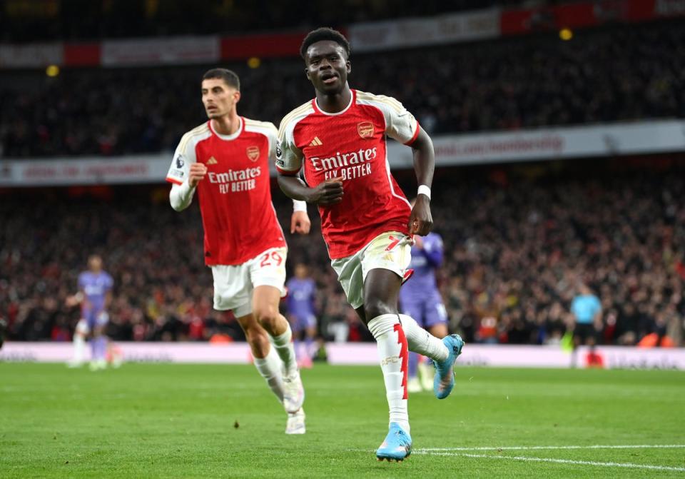 Bukayo Saka could have a huge end to the season for Arsenal (Getty Images)