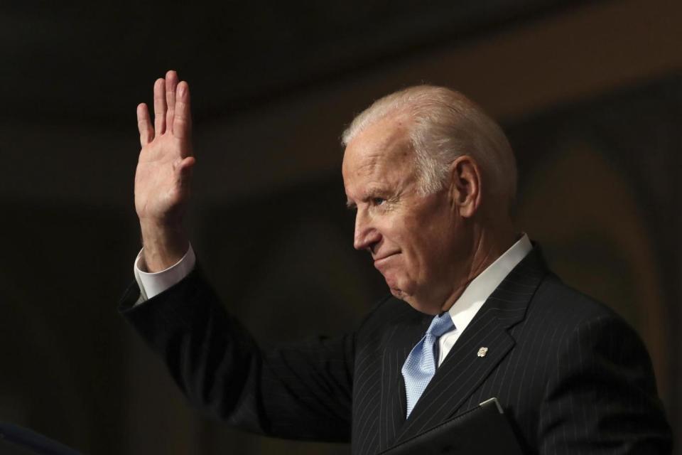 The President accused Mr Biden of