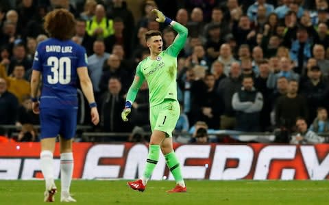 Chelsea's Kepa Arrizabalaga refused to come off - Credit: Reuters