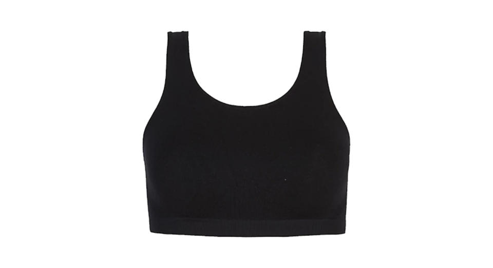 M&S 2 Pack Non-Wired Full Cup Seamfree Crop Tops