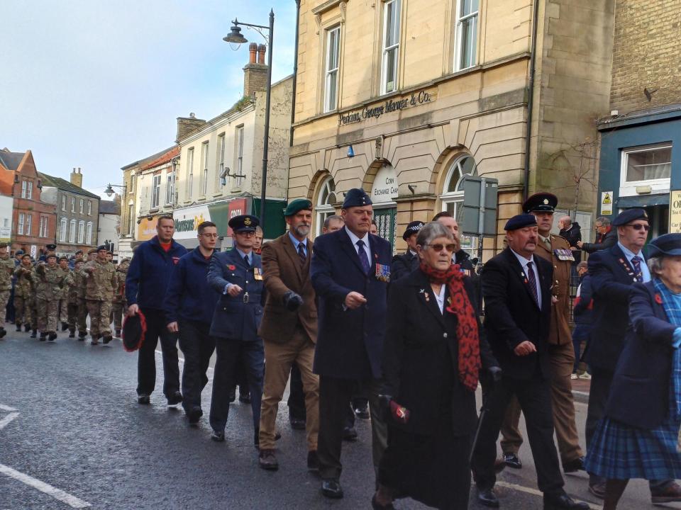 Members of the Tealby and Market Rasen Branch of The Royal British Legion (Photo: Dianne Tuckett)