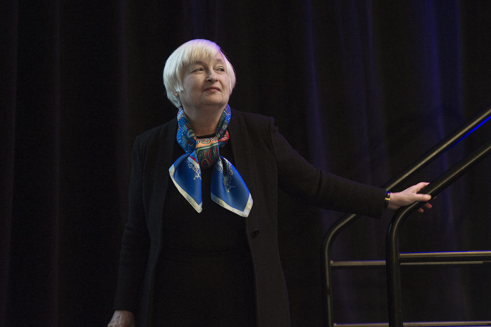 Federal Reserve Chair Janet Yellen. (AP Photo/Cliff Owen)