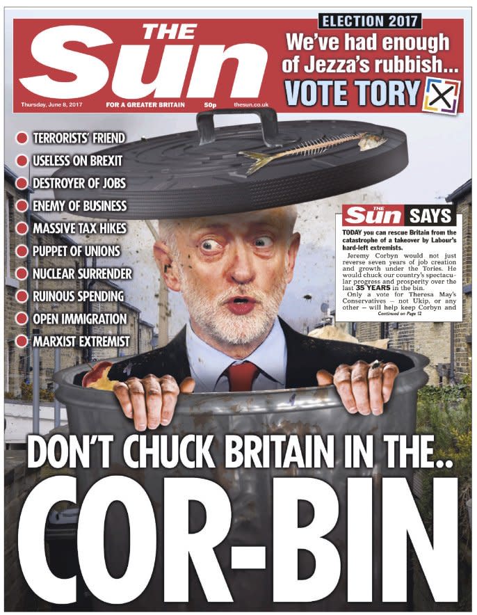 <p>The Sun’s pre-election plea to readers to not vote for Jeremy Corbyn caused a dramatic divide in the media – but not for the reasons you might expect.<br>Supporters of Labour leader Jeremy Corbyn bought up copies of The Sun – not to read, but to set alight.<br>Scottish author John Niven supported burning the paper, but others including radio presenter Julia-Hartley Brewer were deeply critical.<br>Jane Merrick, co-editor of The Spoon summarised the opposition to the burnings, saying: “Burning newspapers is deeply sinister”. </p>